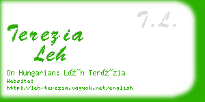 terezia leh business card